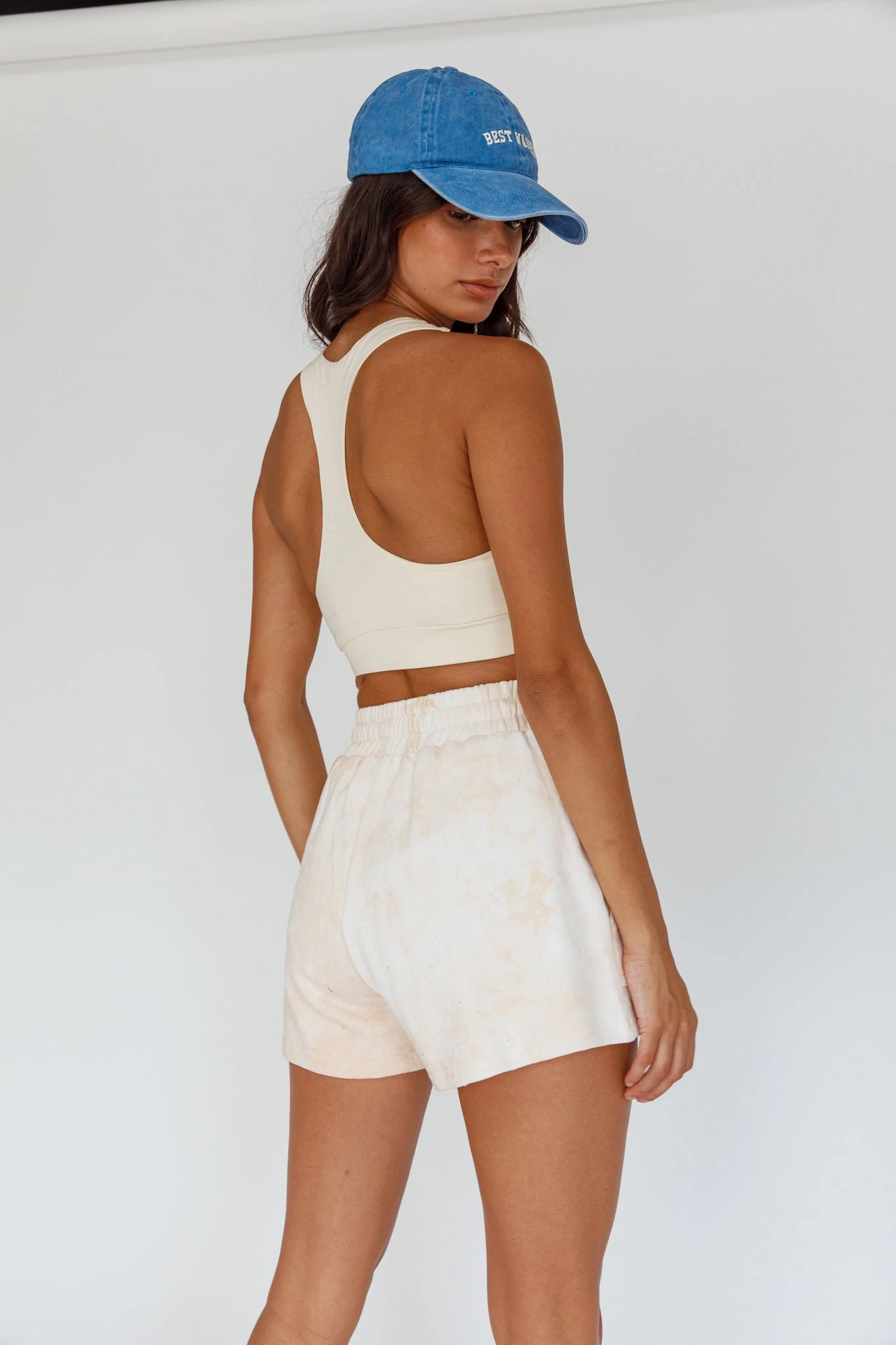 Tahlee Pocket Shorts Tie-Dye Sand - Image 2