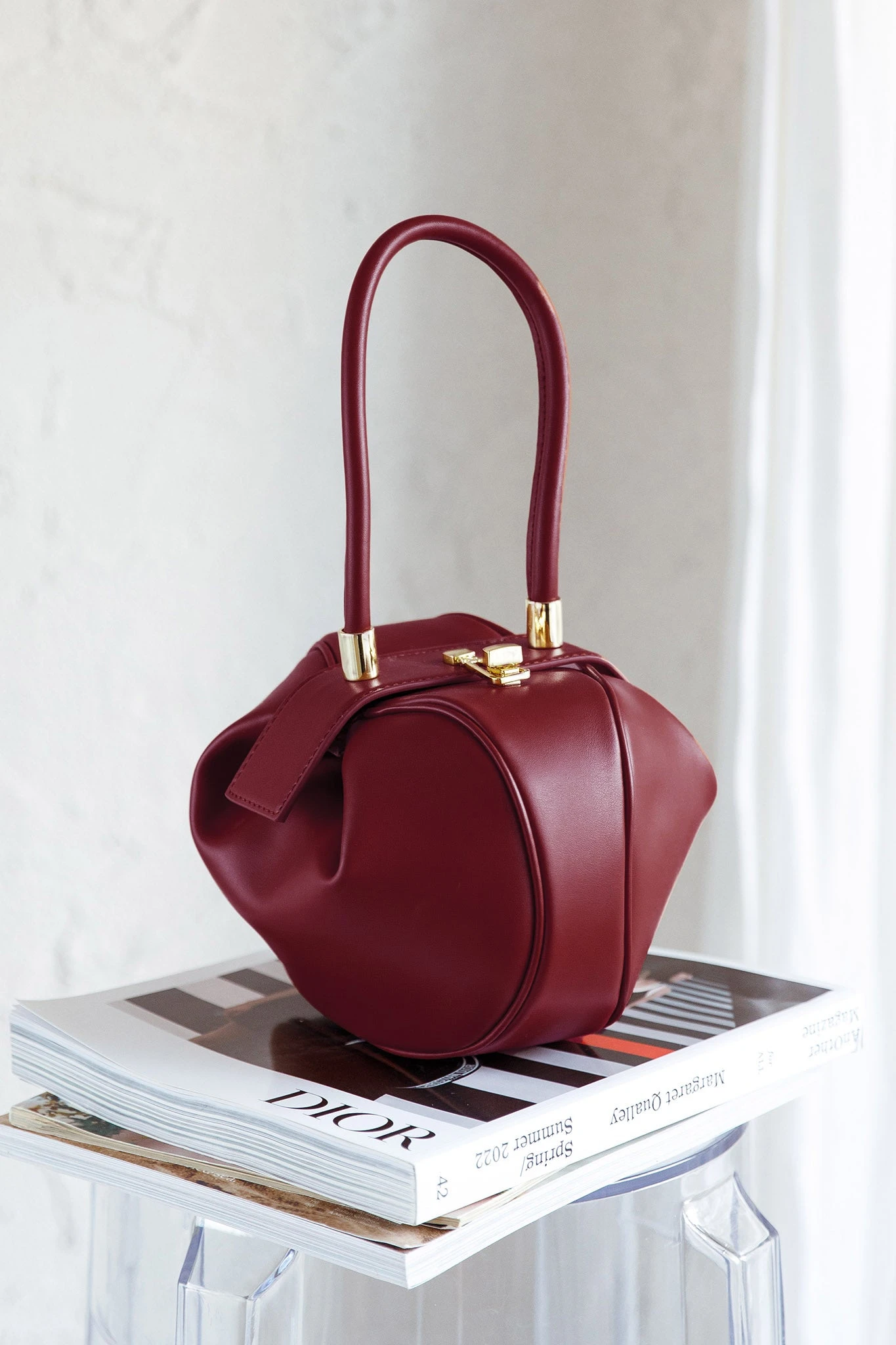 Billie Dumpling Hobo Bag Red