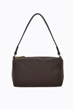 Peta And Jain Delta Shoulder Bag Chocolate