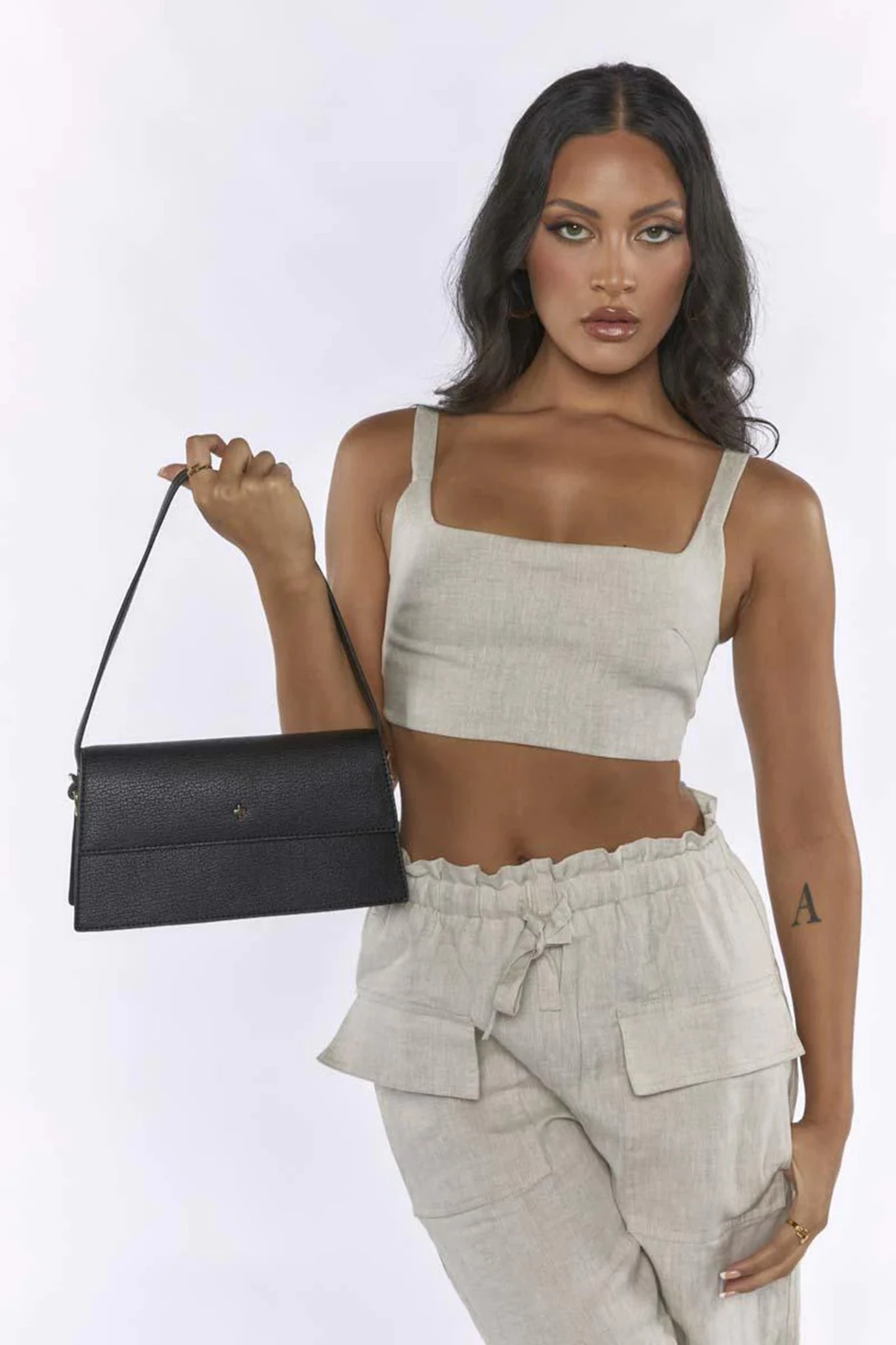 Peta And Jain Starri Shoulder Bag Black - Image 2