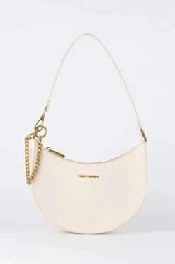 TEN TONES Grayson Moon Bag White