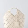 TEN TONES Clementine Woven Mini Tote Cream