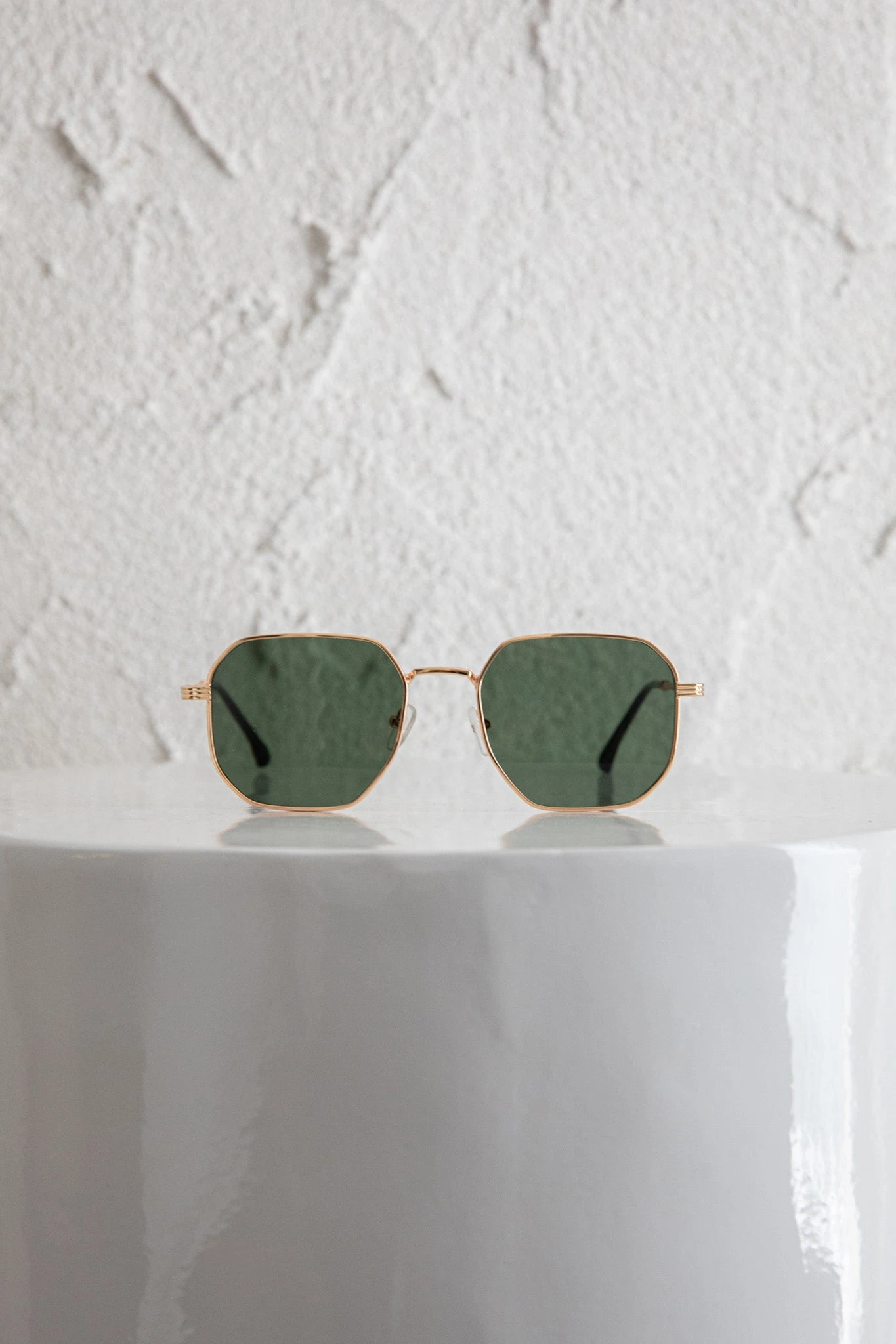 Sahara Aviator Sunglasses Dark Green