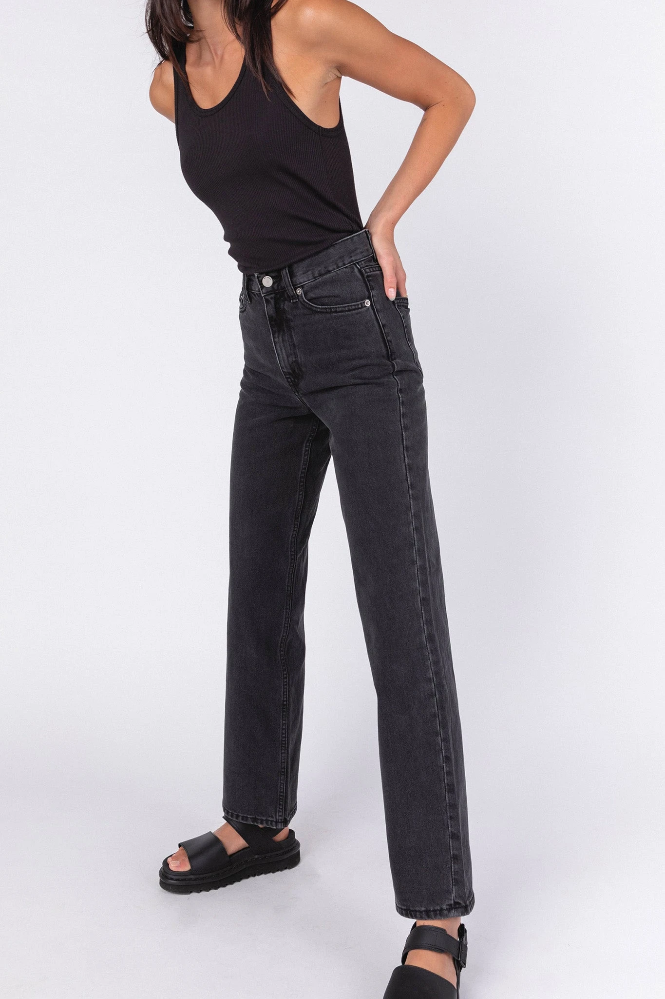 Dr. Denim Dr Denim Echo Jeans Concrete Black - Image 5
