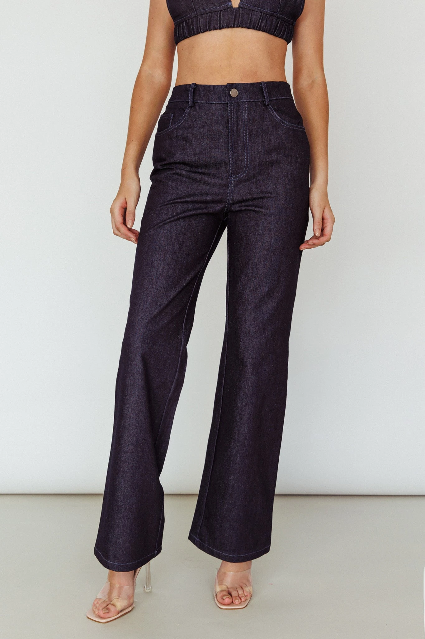 Isalei Straight Leg Pants Denim - Image 4