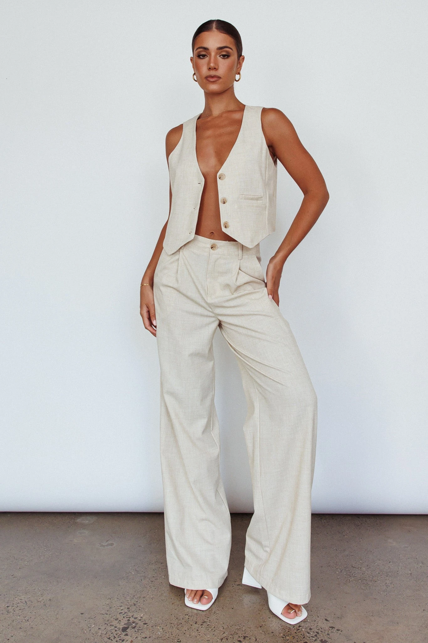 Times Square Trouser Pants Natural - Image 7