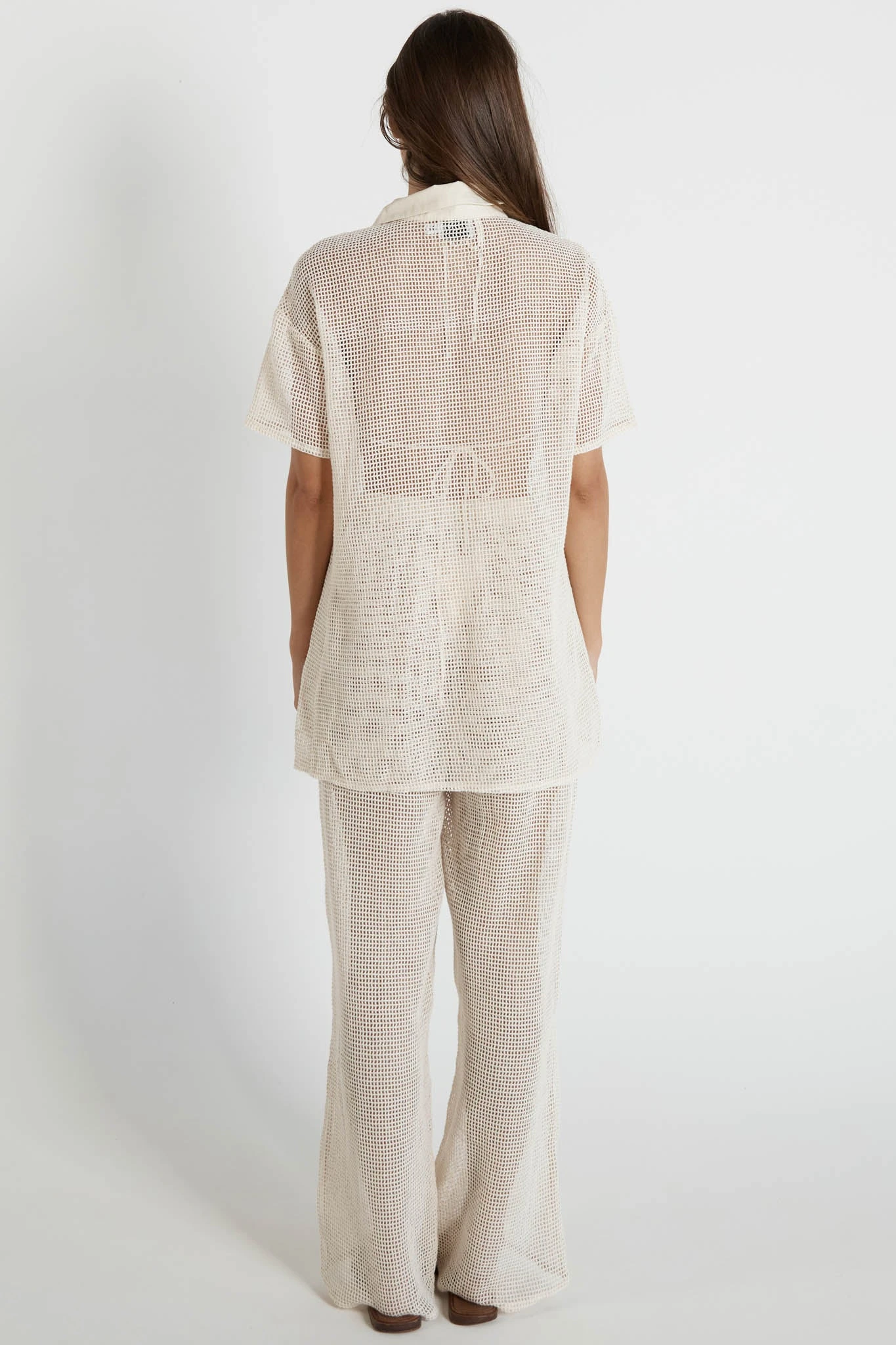 SNDYS Hyams Long Knit Pants Sand - Image 2