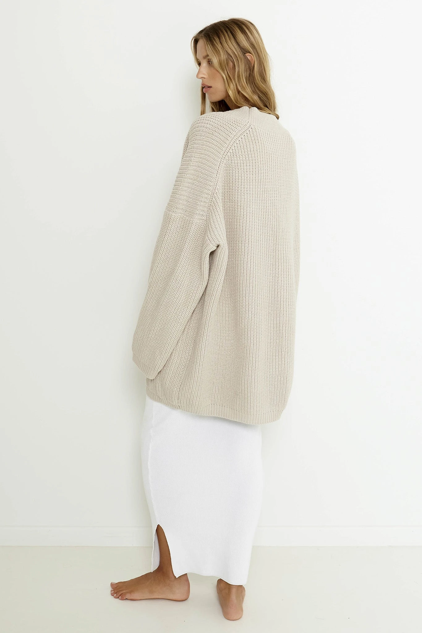 SNDYS Essie Cardigan Mushroom - Image 2