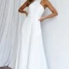 Stars Align Halterneck Jumpsuit White