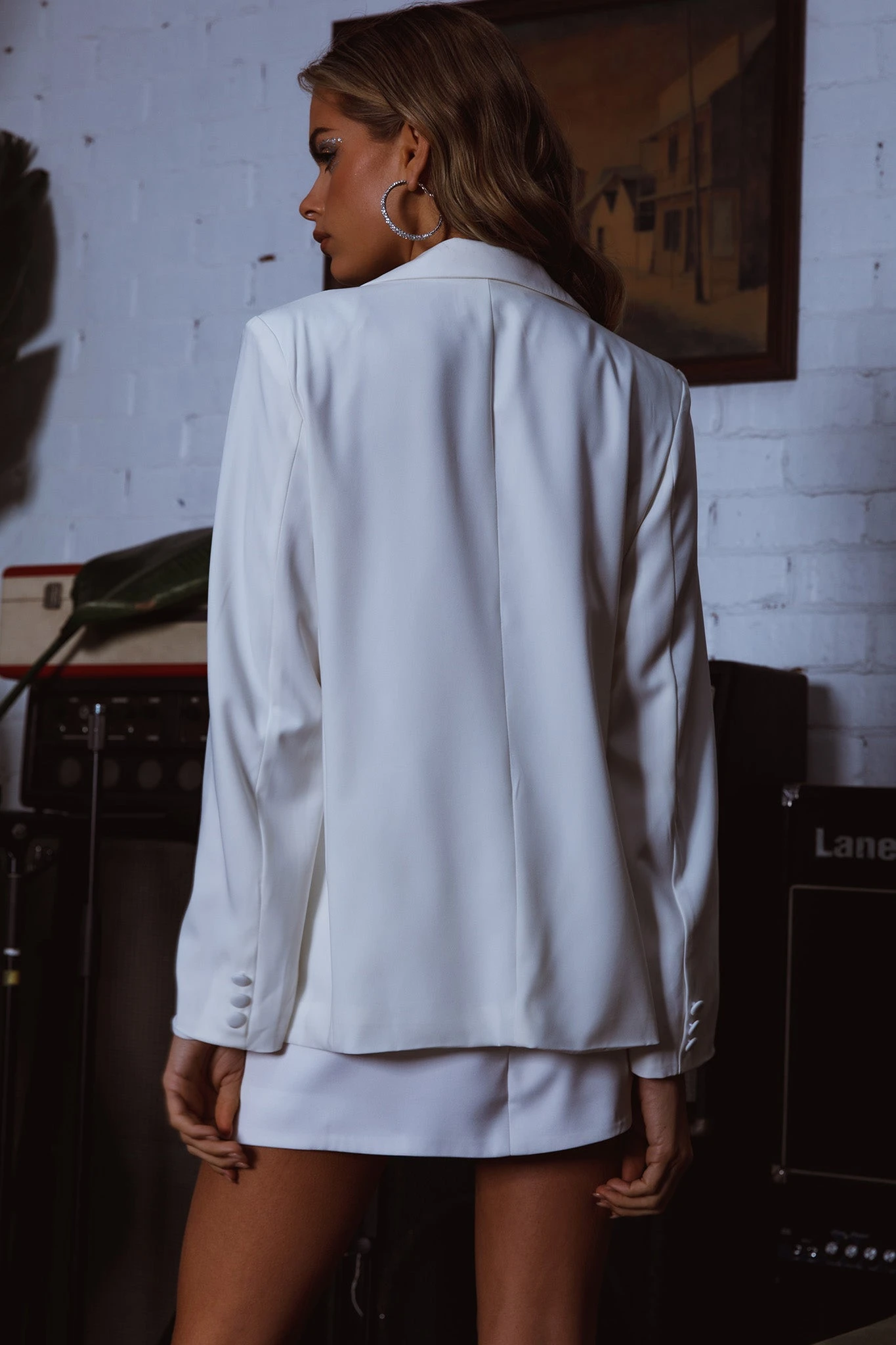 Vous Etes Belle Blazer White - Image 7