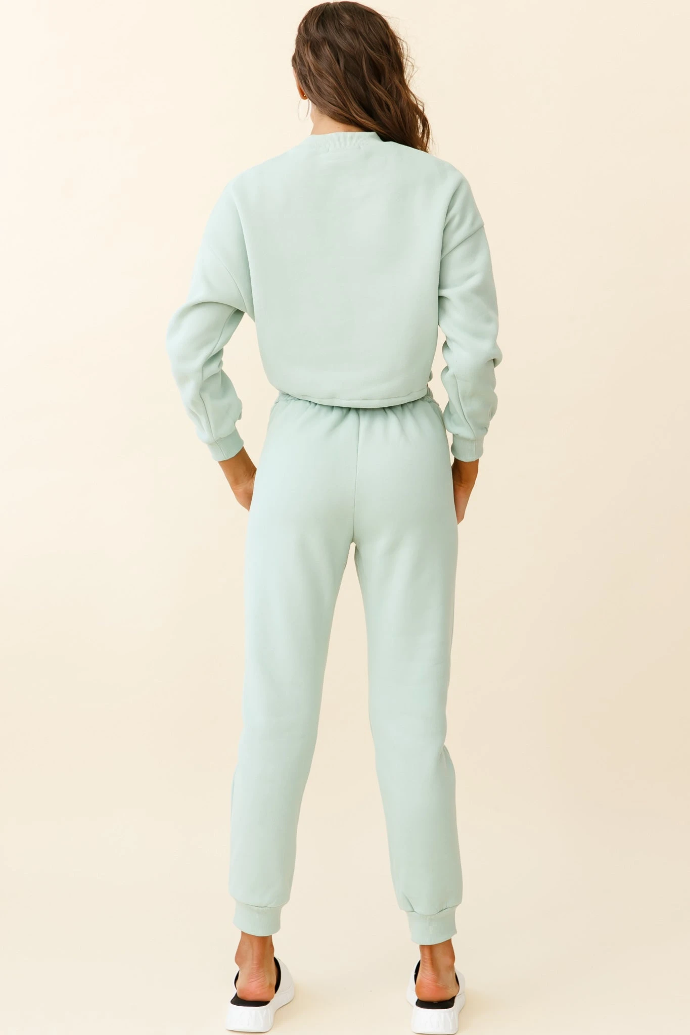 Monterey Elasticated Waist Jogger Pants Green - Image 3